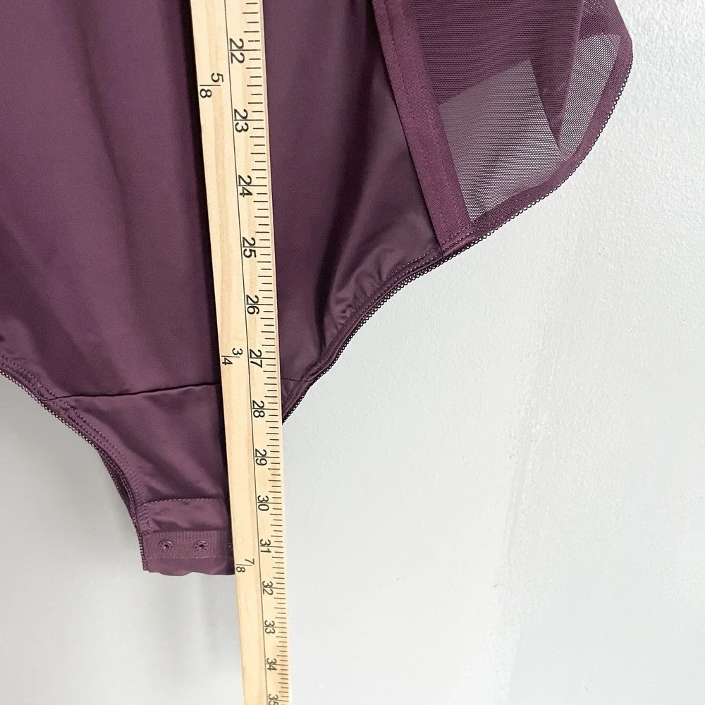 Torrid Satin And Lace Bodysuit Mesh Underwire Cups‎ Size 2X NWT